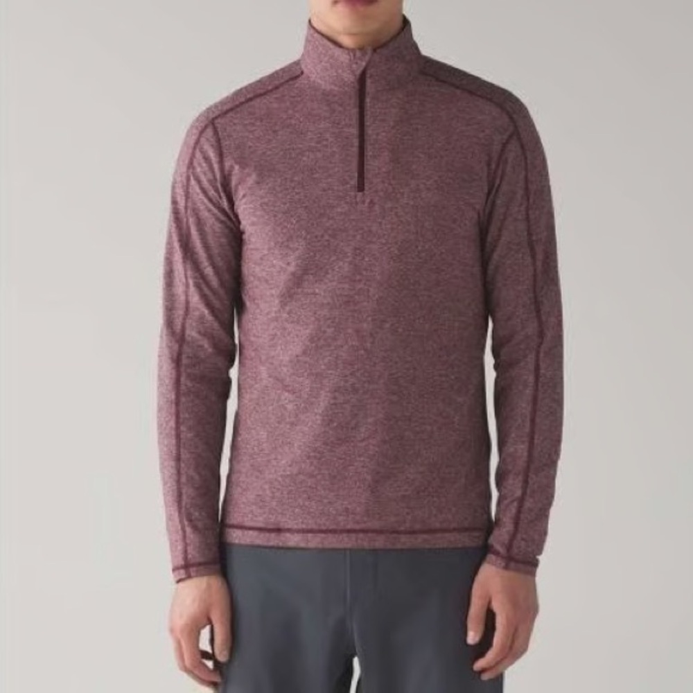 Lululemon Surge Warm 1/2 Zip Silver
Heathered Cassis - Medium